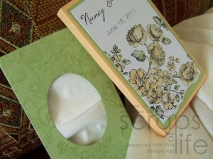 Mini Tissue Boxes for your Teary-eyed guests :  wedding diy tissue box paper ceremony WedWed 13 Happy Tissues 4 300x225 Photo of a big bunny rabbit! 